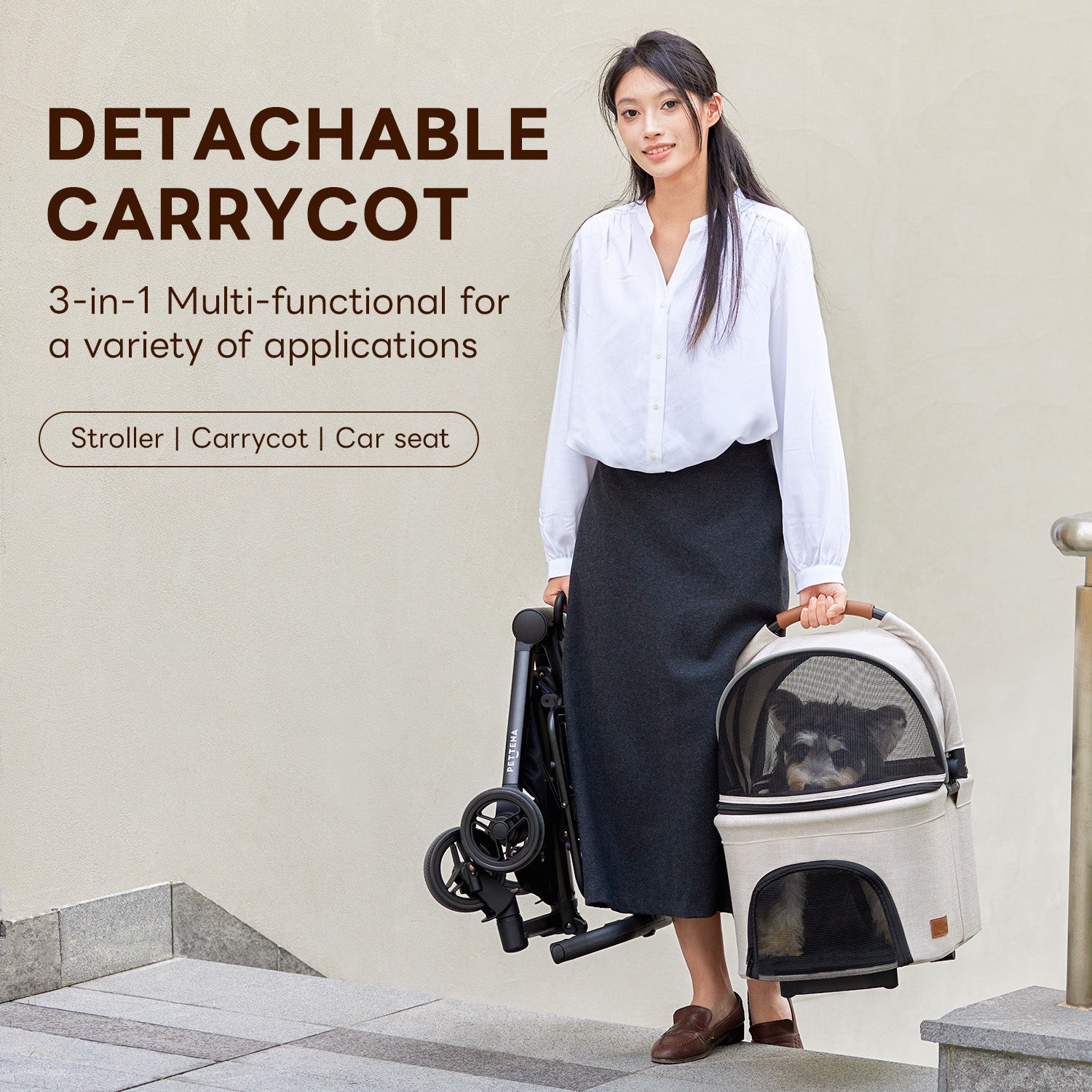 Compact Pet Stroller-PETITE