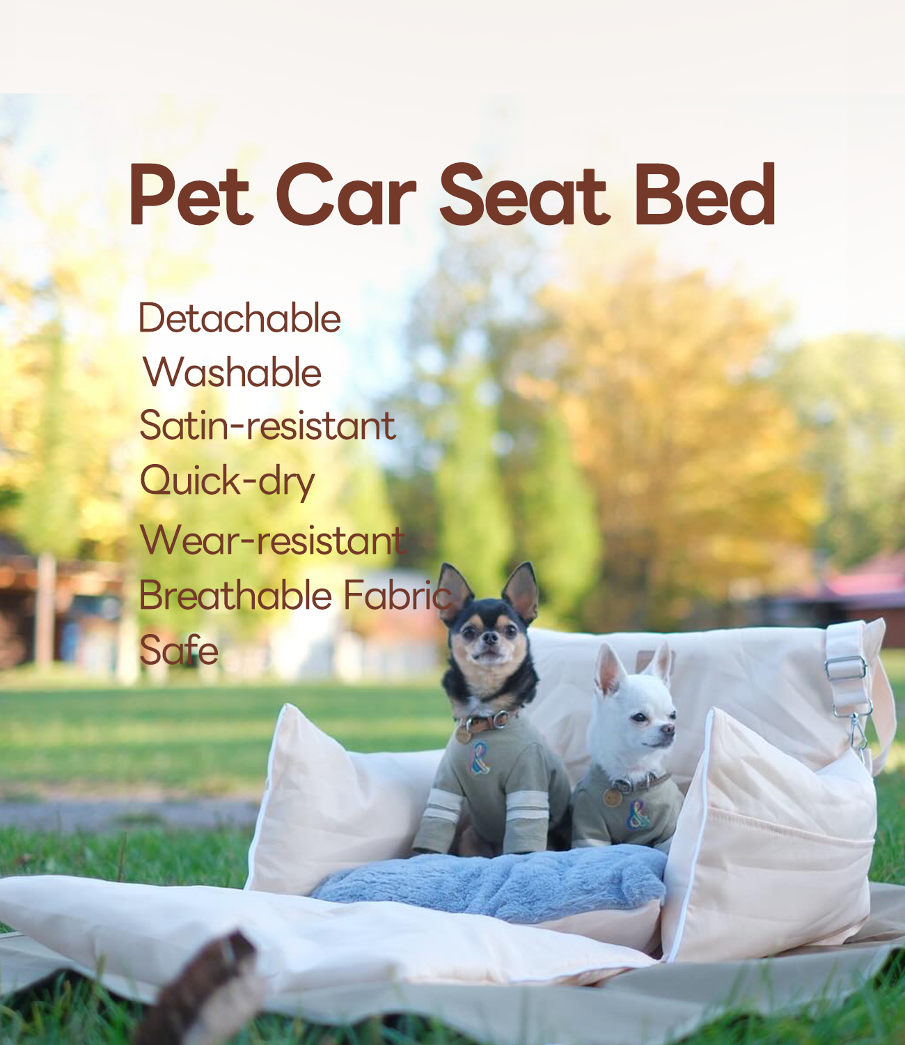 Pet Car Seat Bed