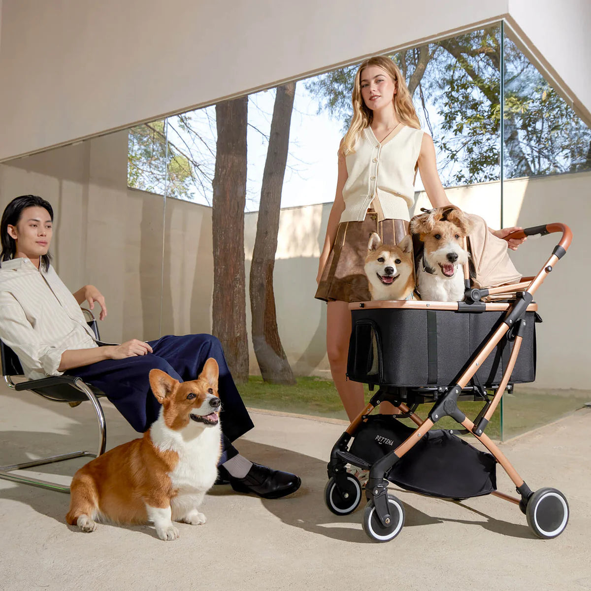 Classic Pet Stroller-KNIGHT