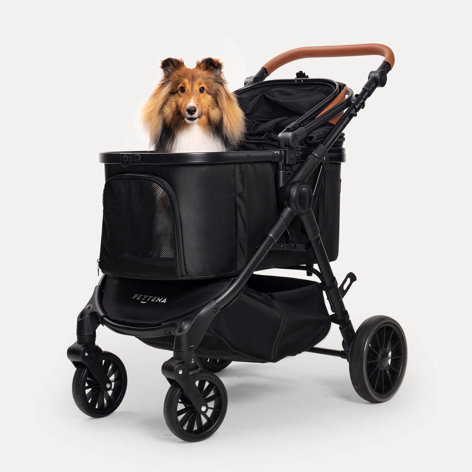 Lightweight Foldable Pet Stroller for Medium-Sized Dogs -TERRA